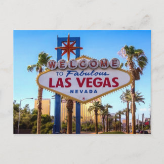 Välkommen till Fabulous Las Vegas-vykort Vykort