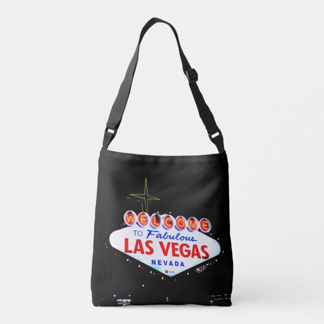 Välkommen till Fabuous Las Vegas Nevada Sin City Axelväska (Baksida)