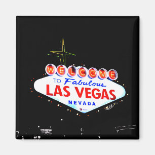 Välkommen till Fabuous Las Vegas Nevada Sin City Magnet
