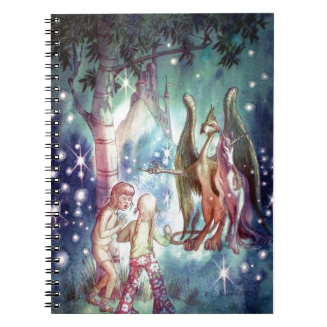 Välkommen till Fairyland Anteckningsbok Med Spiral (Framsidan)