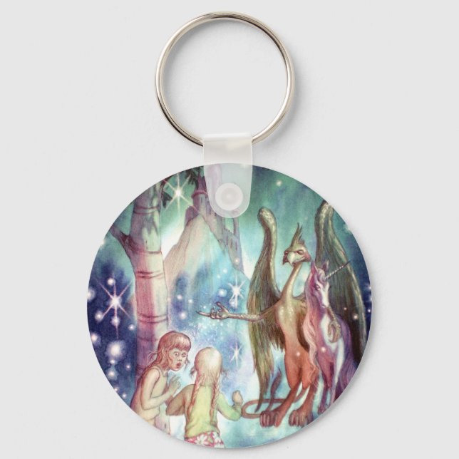 Välkommen till Fairyland Keychain Nyckelring (Framsida)