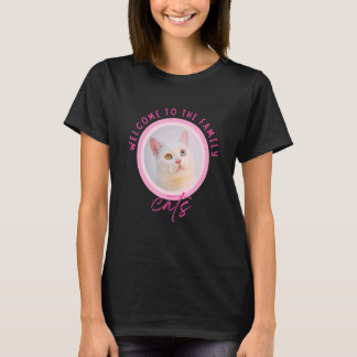 Välkommen till familjekatten t shirt