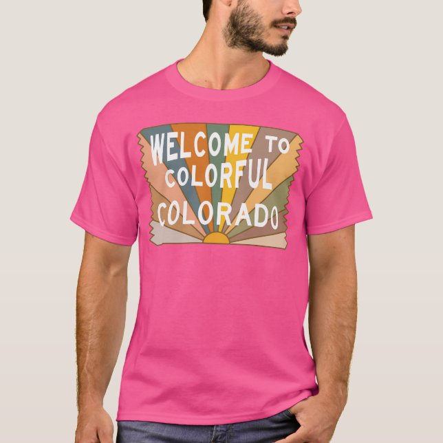 Välkommen till färgrika Colorado T Shirt (Framsida)