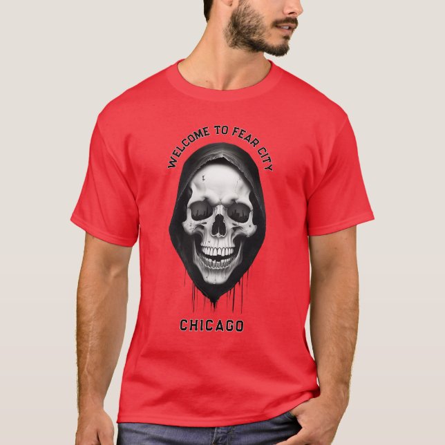 Välkommen till Fear City Chicago T Shirt (Framsida)