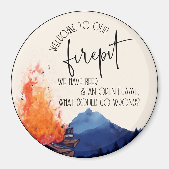 Välkommen till Firepit Magnet (Framsidan)