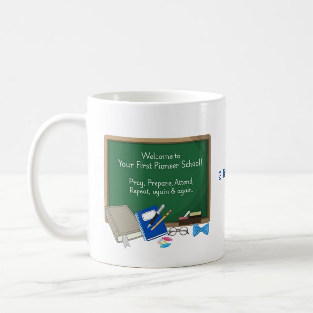 Välkommen till First Pioneer School- Broder Kaffemugg (Vänster)