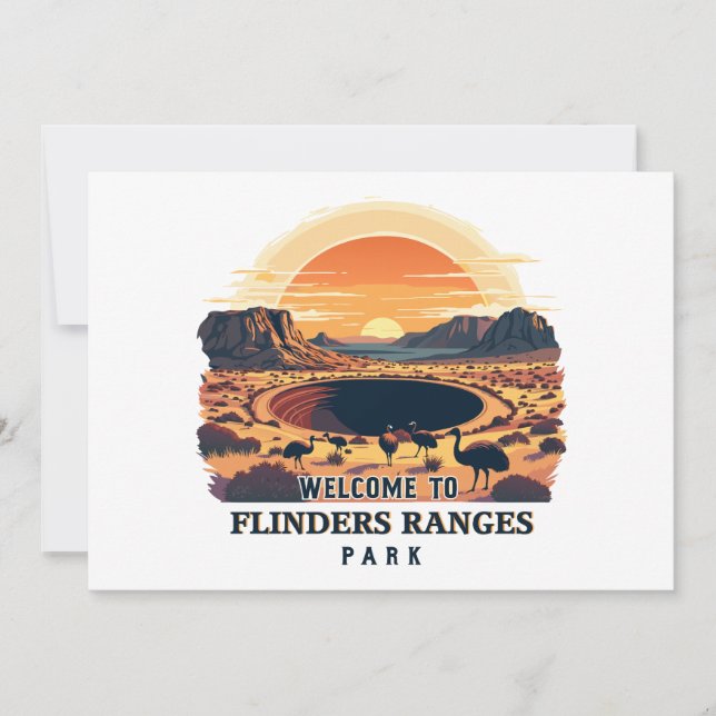 Välkommen till Flinders Ranges National Australien Inbjudningar (Framsida)