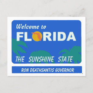 Välkommen till Florida din text Vykort