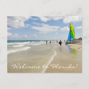 Välkommen till Florida / hav och strand Vykort