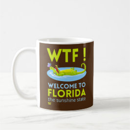 "VÄLKOMMEN TILL FLORIDA" lustigt Kaffemugg