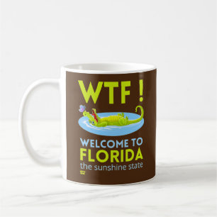 "VÄLKOMMEN TILL FLORIDA" lustigt Kaffemugg