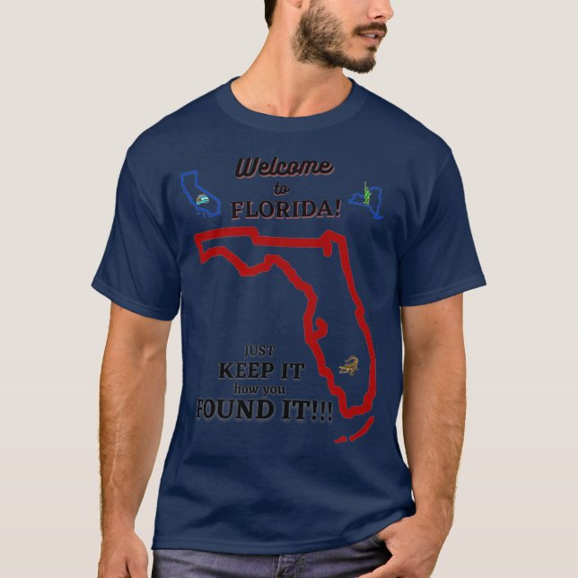 Välkommen till Florida T Shirt (Framsida)