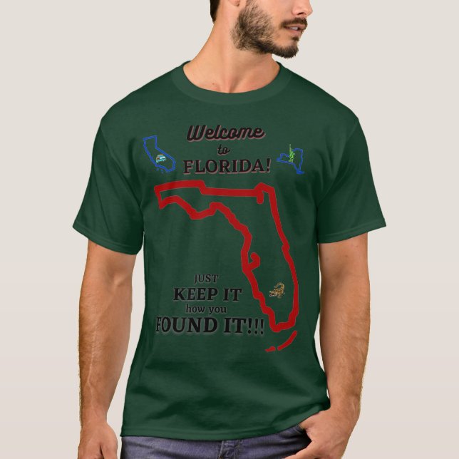 Välkommen till Florida T Shirt (Framsida)