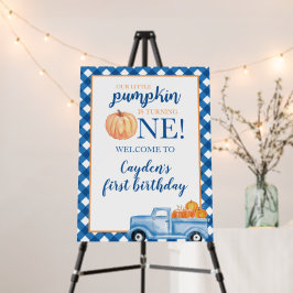 Välkommen till första födelsedag för Pumpkin Blue 