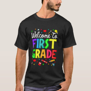 Välkommen till första Klass Back to school-läraren T Shirt