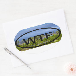 Välkommen till Fraser Ovalt Klistermärke