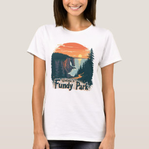 Välkommen till Fundy National Canadian Park T Shirt