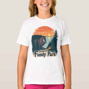 Välkommen till Fundy National Canadian Park T Shirt