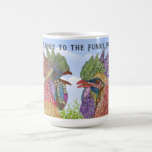 Välkommen till Funny Farm Chickens Kaffemugg