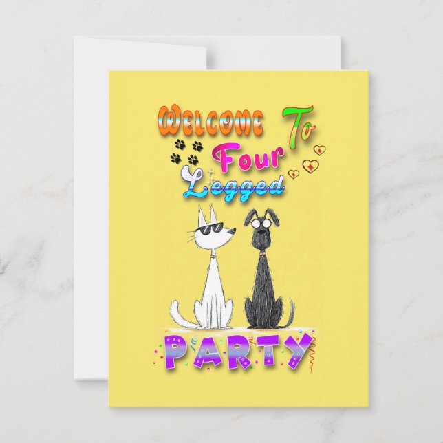 Välkommen till fyra Party (Framsida)