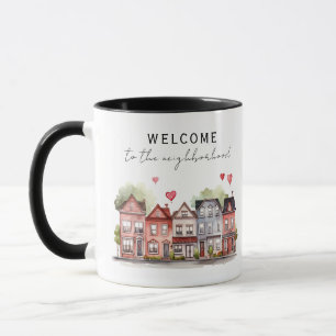 Välkommen till grannskapet New Homeowner Mugg