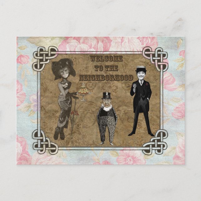 Välkommen till grannskapet vykort (Framsida)