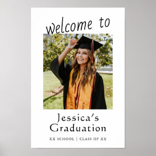 Välkommen till gratulerar Grad-Studentfest - foto Poster