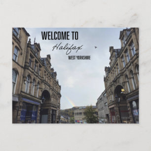 Välkommen till Halifax Town Center Postcard Vykort