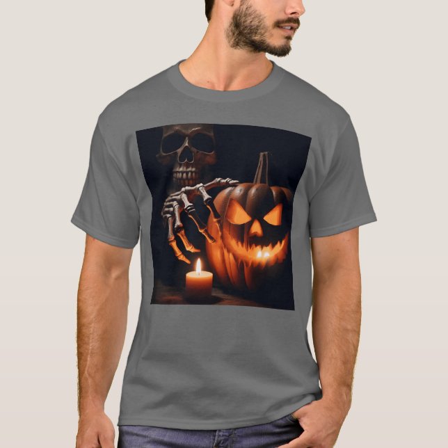 Välkommen till Halloween-vänner T Shirt (Framsida)
