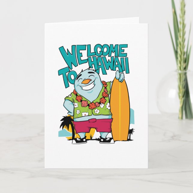 Välkommen till Hawaii Kort (Framsida)