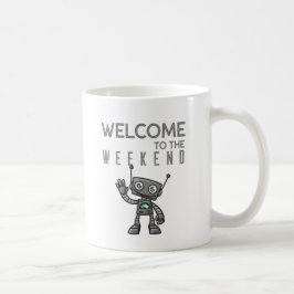 Välkommen till Helg med söt Robot Kaffemugg