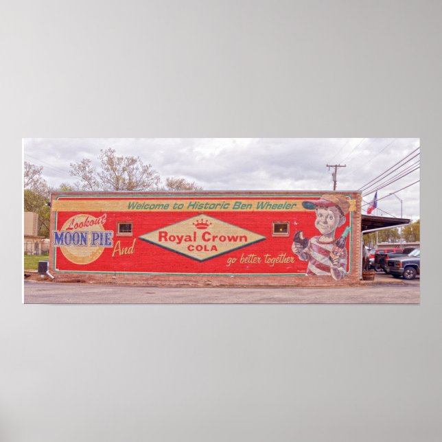 Välkommen till historiskt Ben Wheeler-tecken 24x10 Poster (Framsidan)