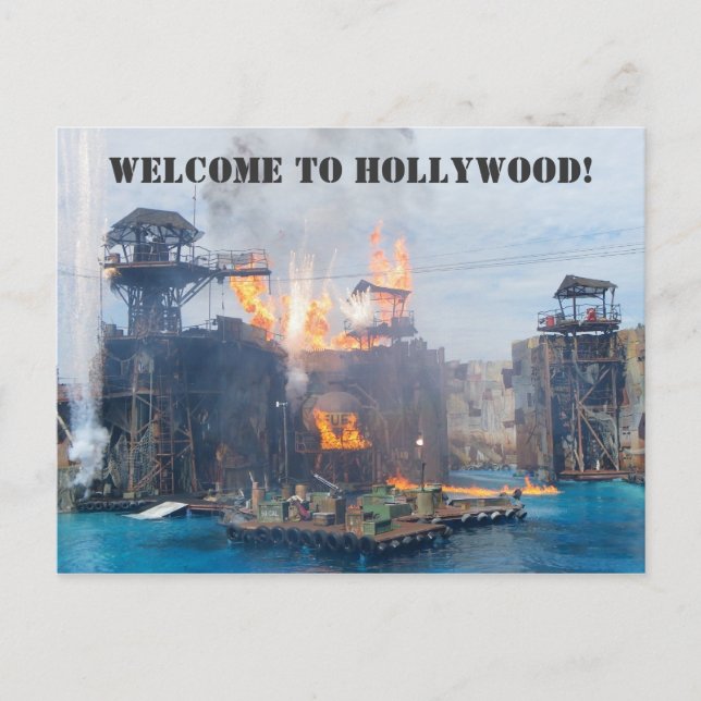 Välkommen till Hollywood Postcard! Vykort (Framsida)