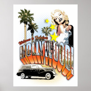 välkommen till hollywood poster