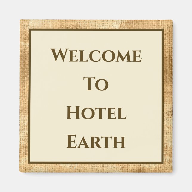 Välkommen till Hotel Earth Magnet (Framsidan)