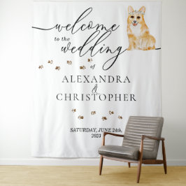 Välkommen till Hund bröllop Corgi
