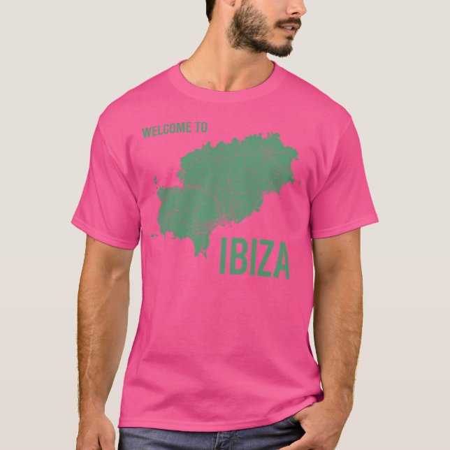 Välkommen till Ibiza T Shirt (Framsida)