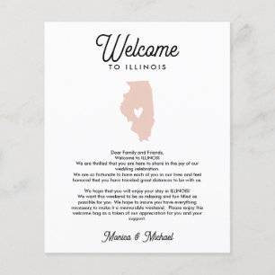 Välkommen till ILLINOIS Brev & Itinerary ANY FÄRG