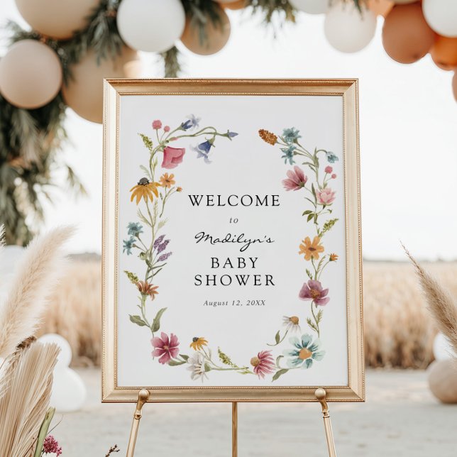 Välkommen till In Bloom Baby Shower Poster (Skapare uppladdad)