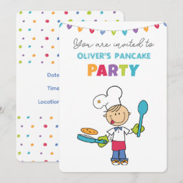 Välkommen till inbjudan till pannkaksparty