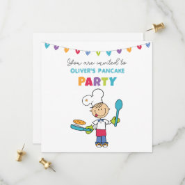 Välkommen till inbjudan till pannkaksparty