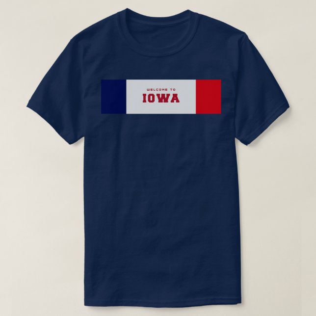 Välkommen till Iowa TShirt T Shirt (Design framsida)