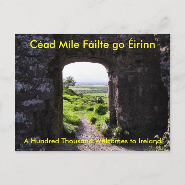 Välkommen till Irlands vykort (Framsida)