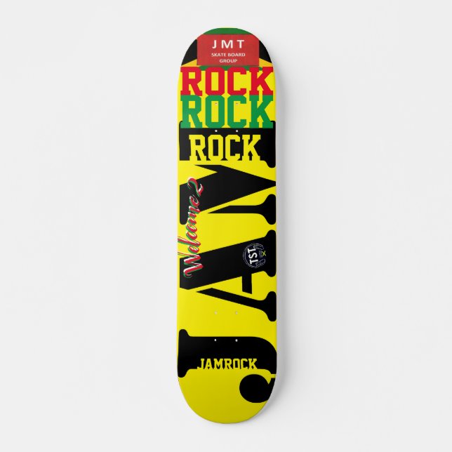 VÄLKOMMEN TILL JAMROCK JMT 7 3/4-tums Skateboard D (Framsida)