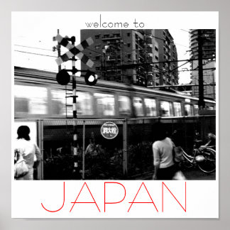 välkommen till Japan Poster