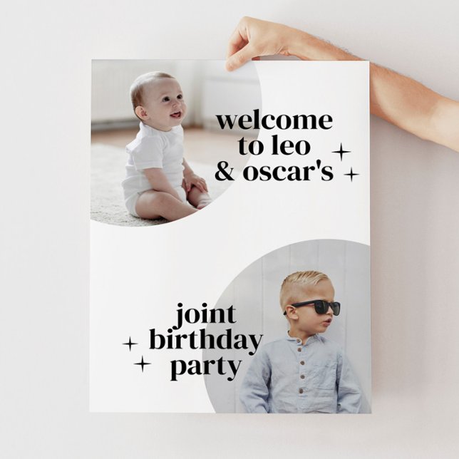 Välkommen till Joint Boys Birthday Arches Poster (Skapare uppladdad)