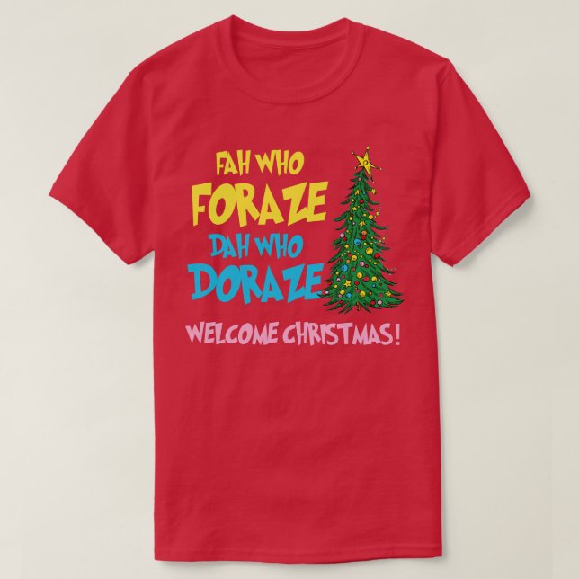 Välkommen till jul TShirt T Shirt (Design framsida)