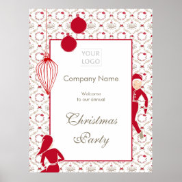 Välkommen till julafton i Party Poster