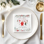 Välkommen till julfesten Santa Baby Baby Shower Pappersservett<br><div class="desc">Juli Baby Baby Shower Gender Neutral</div>