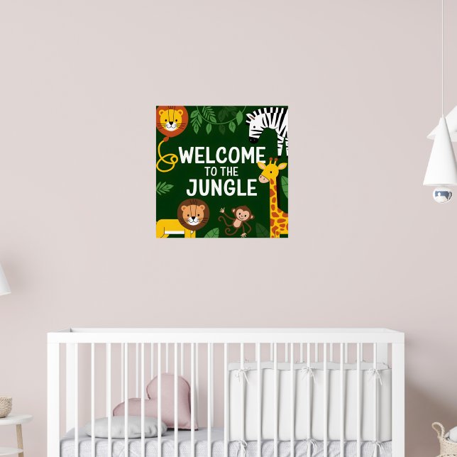 Välkommen till Jungle Poster (Barnkammare 2)